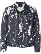 3.1 Phillip Lim Paint-effect Bomber Jacket - Blue