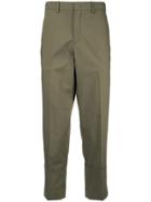Wooyoungmi Cropped Tailored Trousers - Green