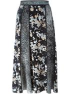 Kenzo 'moonmap' Skirt, Women's, Size: 38, Black, Silk