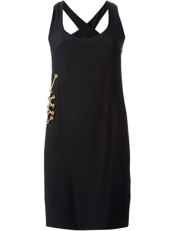 Gianfranco Ferre Vintage Lace-up Hardware Detail Dress