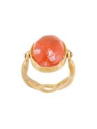 Goossens Cabochons Oval Ring - Gold
