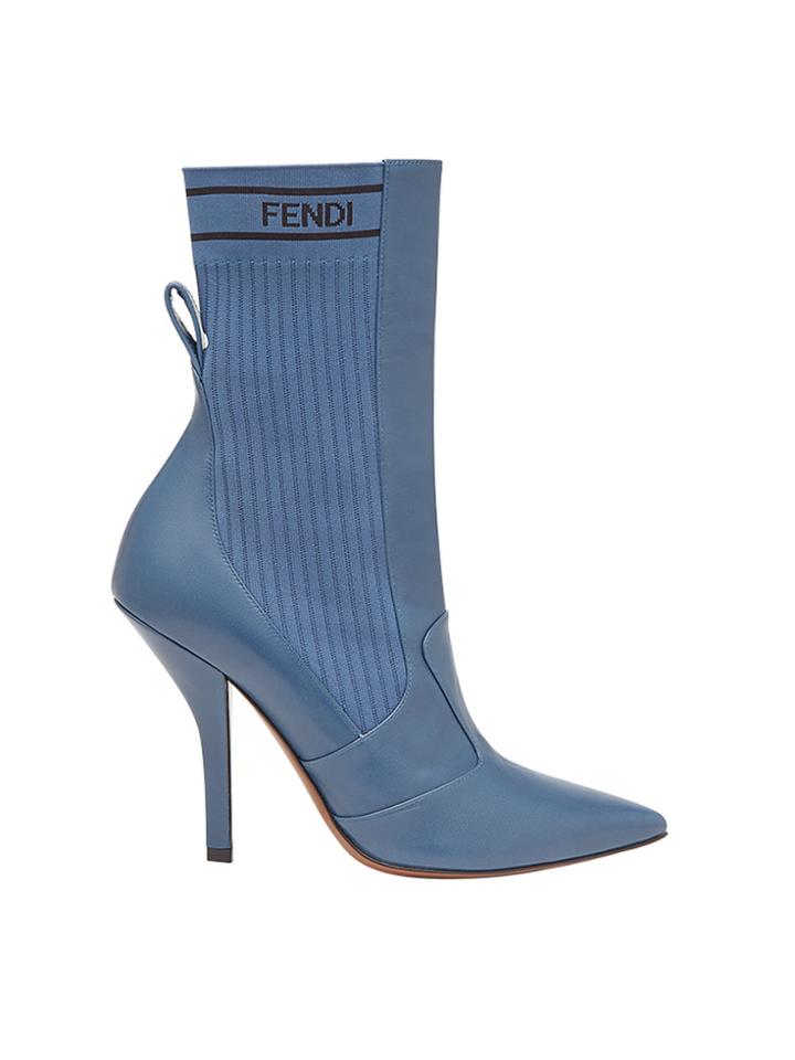 Fendi Rockoko Boots - Blue