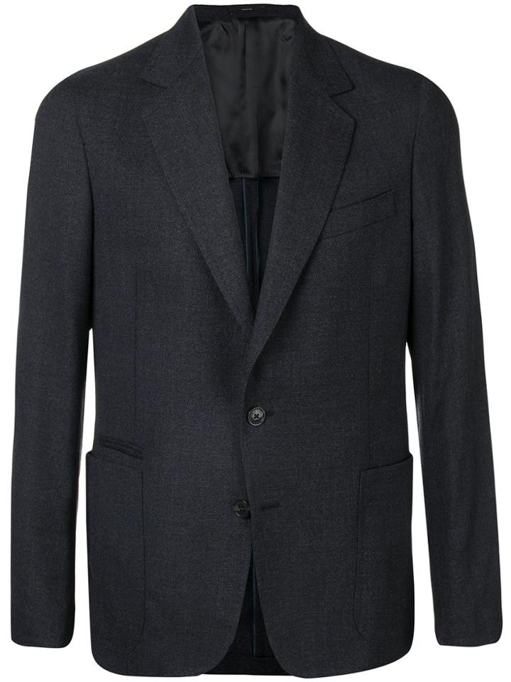 Paul Smith Black Label Front Button Suit Jacket - Blue