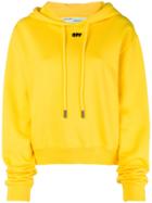 Off-white Logo Print Hoodie - Yellow & Orange