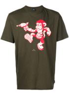 Paul Smith Space Monkey Print T-shirt - Green