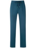 Egrey Drawstring Waist Trousers - Blue