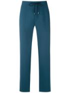 Egrey Drawstring Waist Trousers - Blue