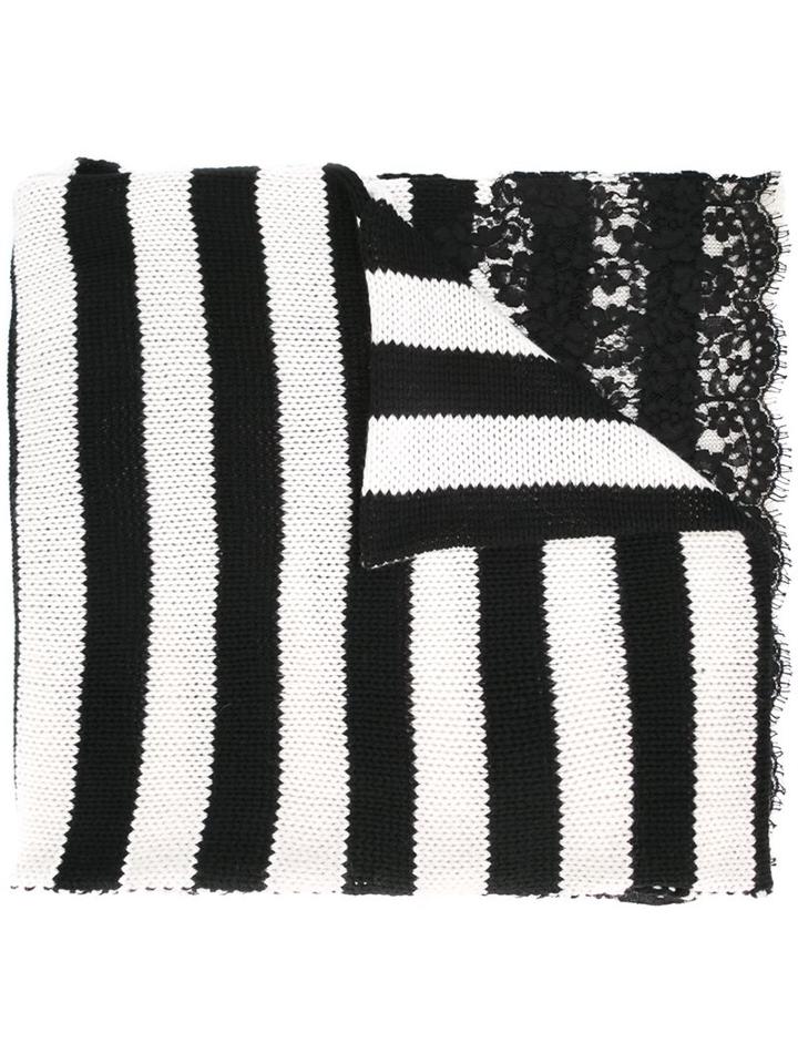 Ermanno Scervino Striped Scarf