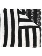 Ermanno Scervino Striped Scarf