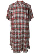 6397 Creased Shirt Dress - Grey