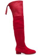 Stuart Weitzman Helena Thigh-high Boots - Red