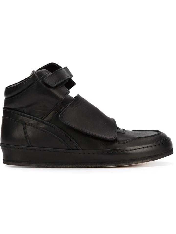 Hender Scheme Velcro Fastening Hi-top Sneakers, Men's, Size: 10.5, Black, Leather/pig Leather