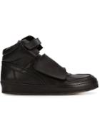 Hender Scheme Velcro Fastening Hi-top Sneakers, Men's, Size: 10.5, Black, Leather/pig Leather