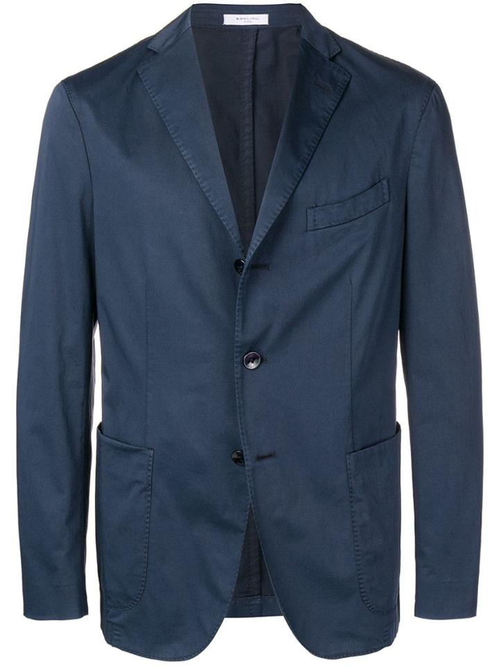 Boglioli Structured Blazer - Blue