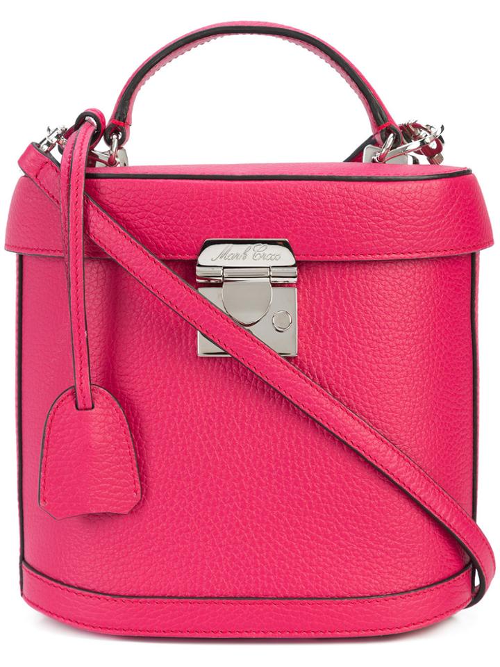 Mark Cross Small Box Bag - Pink & Purple