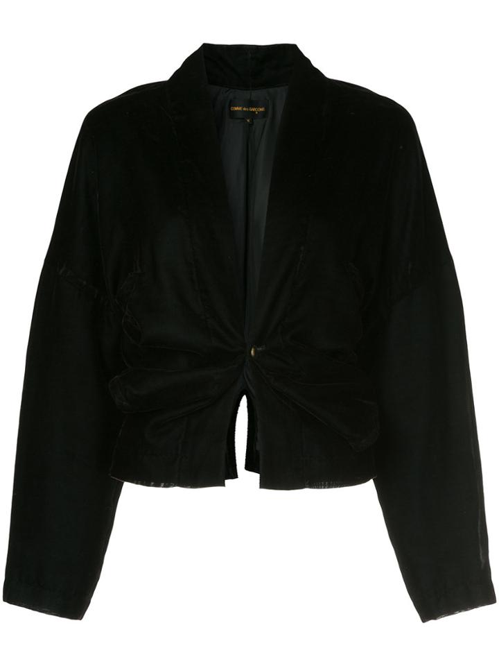 Comme Des Garçons Vintage Long-sleeve Fitted Blazer - Black