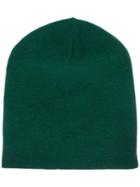 Ma'ry'ya Fine Knit Beanie Hat - Green
