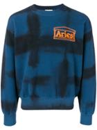 Aries Logo Print Sweatshirt - Blue