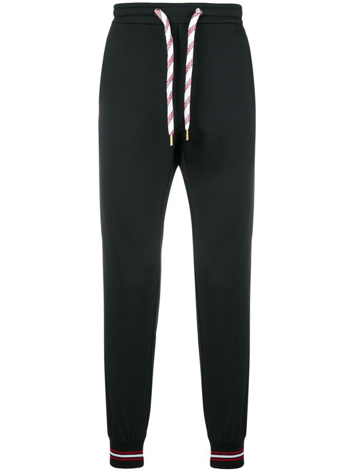 Cavalli Class Side Tape Track Trousers - Black