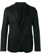 Fendi Textured Two Button Blazer - Black
