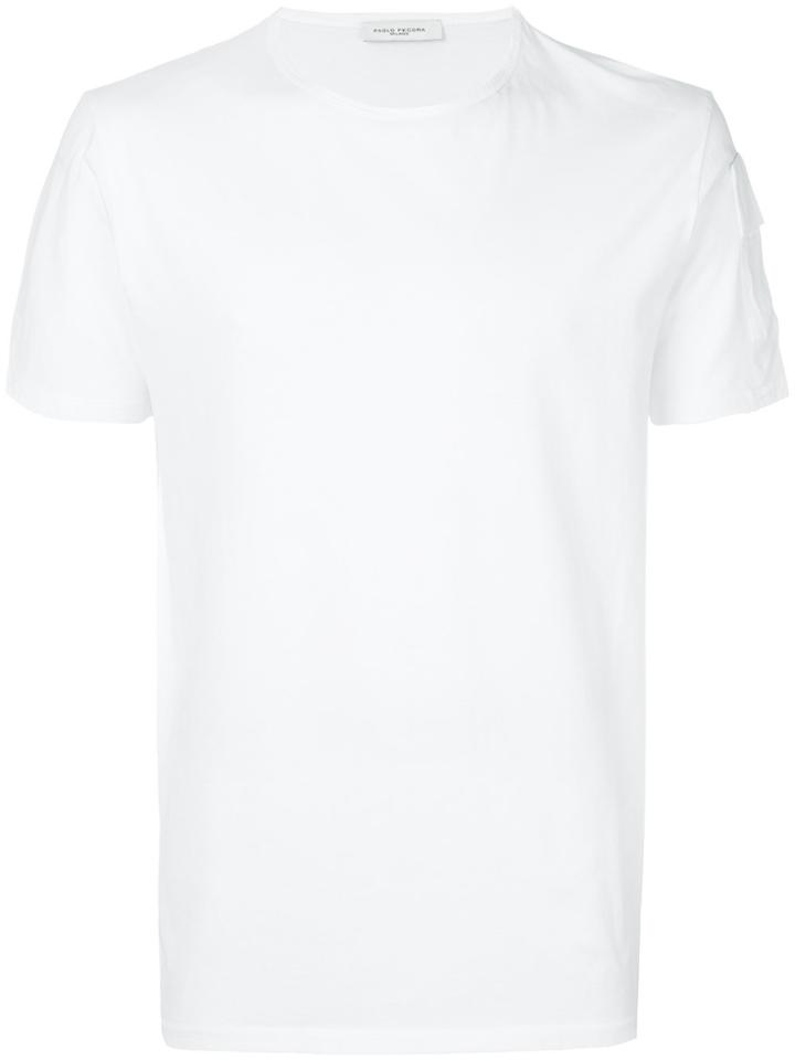 Paolo Pecora Sleeve Pockets T-shirt - White