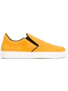 Mr. Hare Llewelyn Slip-on Sneakers, Men's, Size: 10, Yellow/orange, Suede/leather/rubber