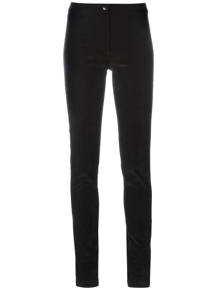 Ann Demeulemeester Classic Trousers, Women's, Size: 36, Black, Cotton/spandex/elastane/rayon