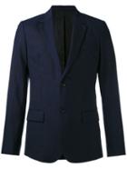 Ami Paris Lined Two Button Jacket - Blue