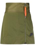 Nike High-waisted Zipped Skirt - Green