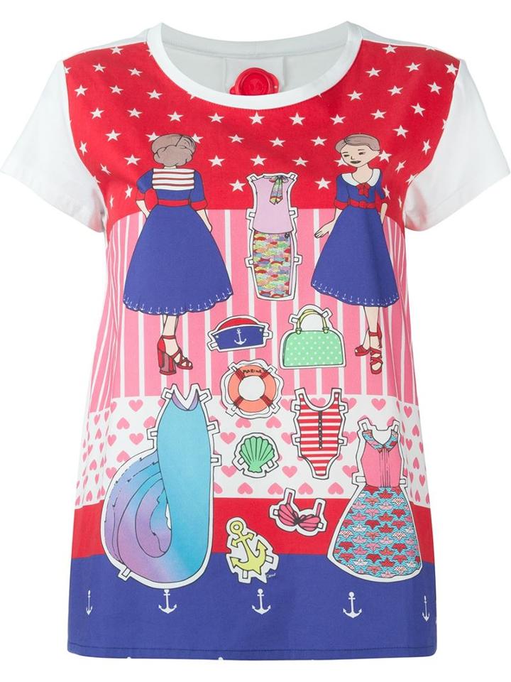 Ultràchic Dress Up Doll Print T-shirt