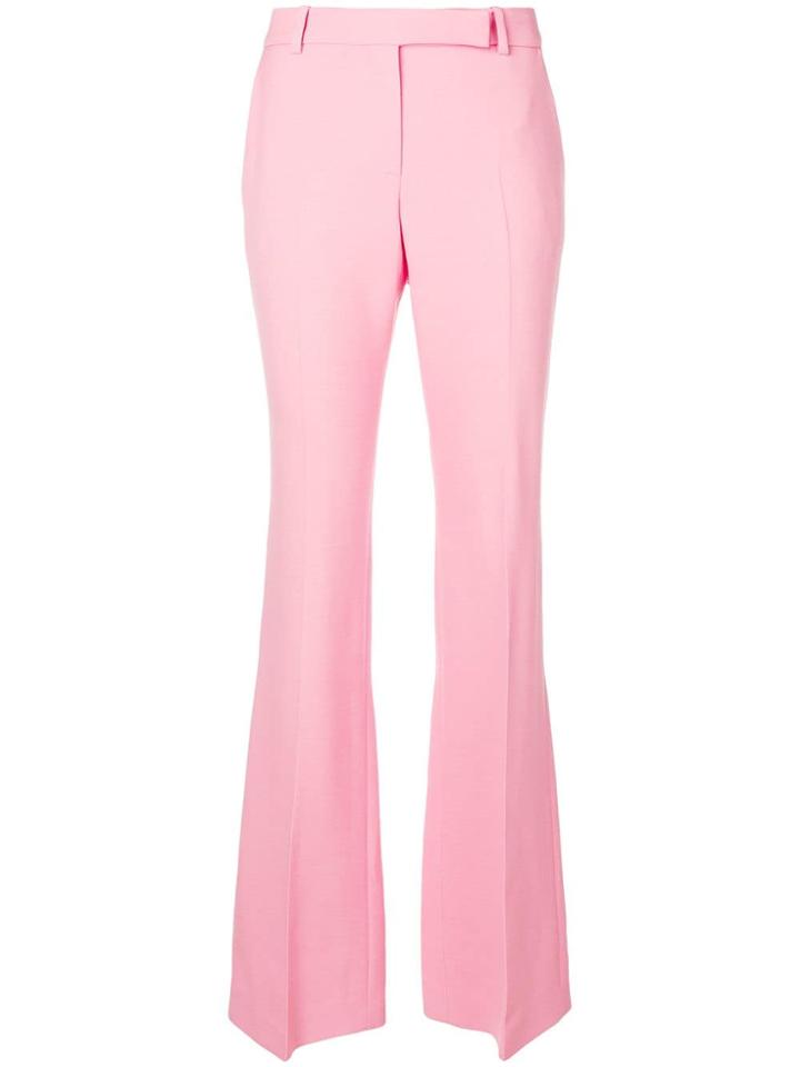 Alexander Mcqueen Classic Flared Trousers - Pink