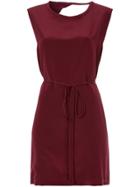 Kacey Devlin Tie Waist Dress - Red