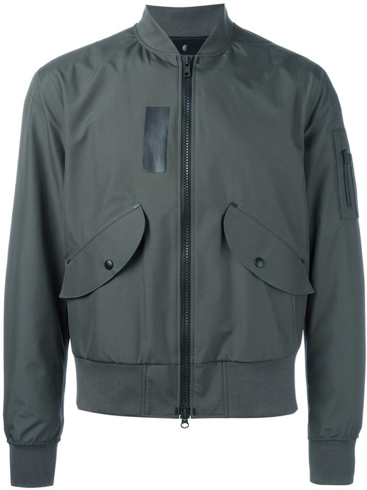 Yang Li Classic Bomber Jacket, Men's, Size: 46, Green, Polyester/polyurethane/polyamide/spandex/elastane