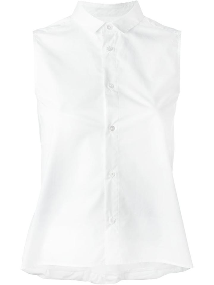 08sircus Sleeveless Boxy Shirt, Women's, Size: 1, White, Cotton/polyester