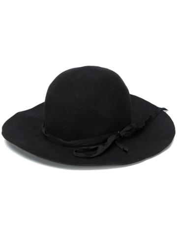 Horisaki Design & Handel Bow-embellished Hat - Black