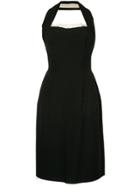 Comme Des Garçons Vintage Double Layer Frayed Dress - Black