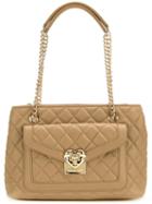 Love Moschino Quilted Shoulder Bag, Women's, Brown, Polyurethane