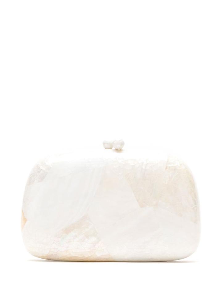 Serpui Clutch De Madreperola - White