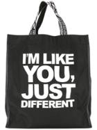 Ports V Slogan Shopper Tote - Black