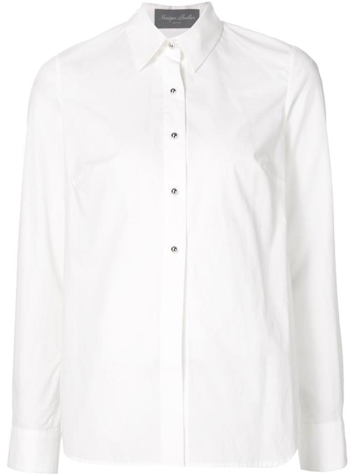 Monique Lhuillier Lace Panel Shirt