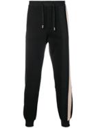 Cavalli Class Side Striped Jogging Trousers - Black