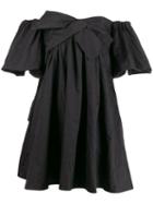 Paule Ka Short Off-the-shoulder Dress - Black