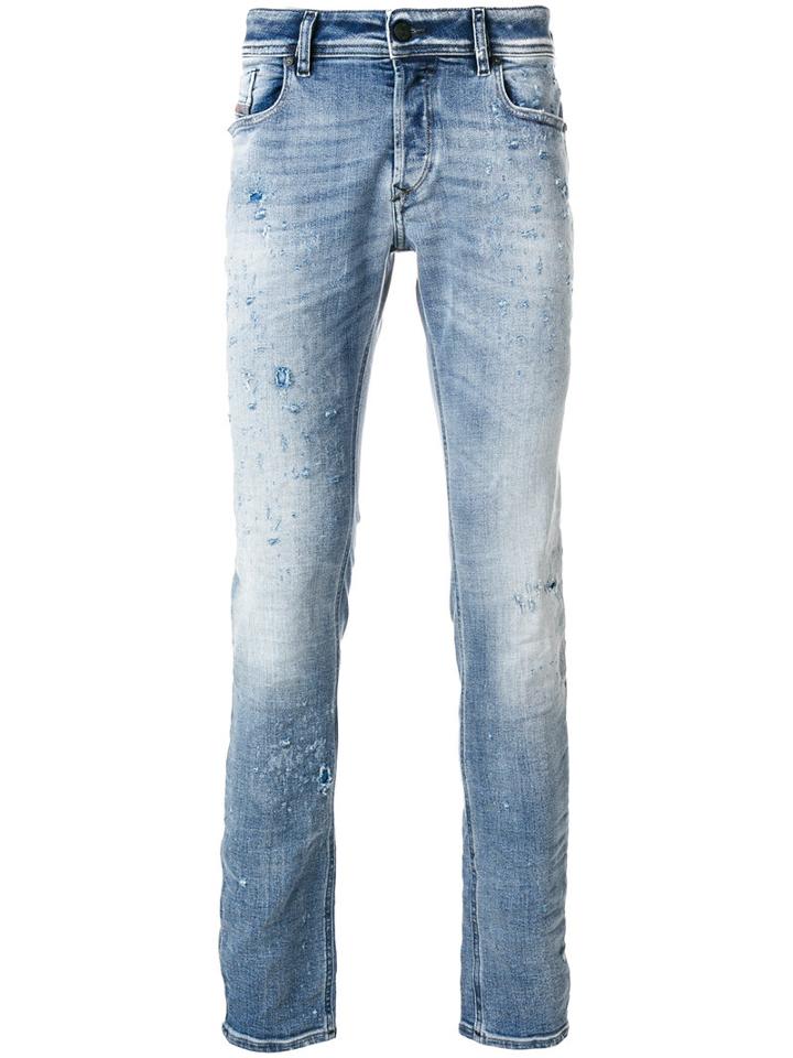 Diesel - Sleenker Jeans - Men - Cotton/polyester/spandex/elastane - 34, Blue, Cotton/polyester/spandex/elastane