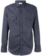 Saint Laurent - Western Star Print Shirt - Men - Cotton - Xl, Blue, Cotton