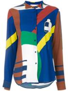 Pardens Abstract Print Shirt - Multicolour