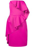 Lanvin Ruffled Bustier Dress - Pink