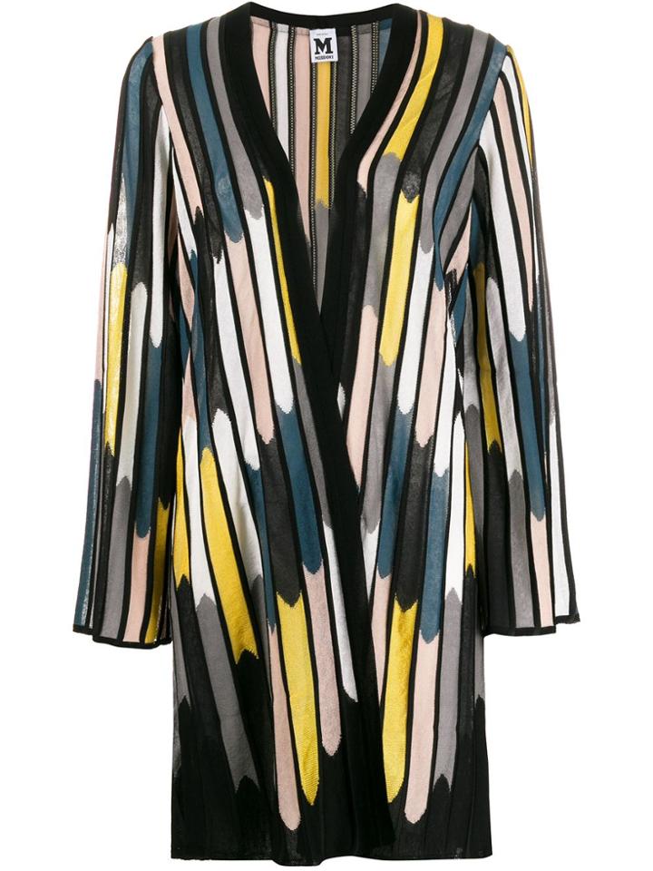 M Missoni Colour-block Cardigan - Black