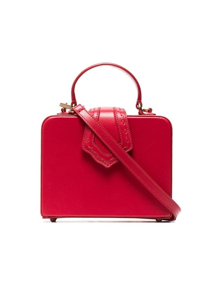 Mehry Mu Fey Mini Leather Box Bag - Red