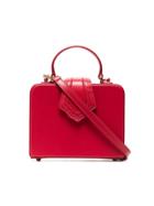 Mehry Mu Fey Mini Leather Box Bag - Red