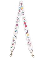 Anya Hindmarch Sticker Shoulder Strap - White